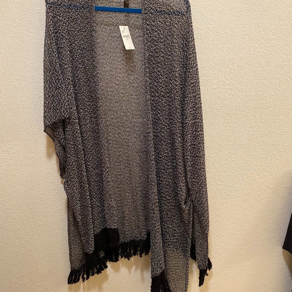 Lane Bryant Fringe Kimono - NWT One Size